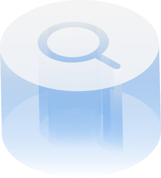 A magnifying glass, representing tracking follower changes over time